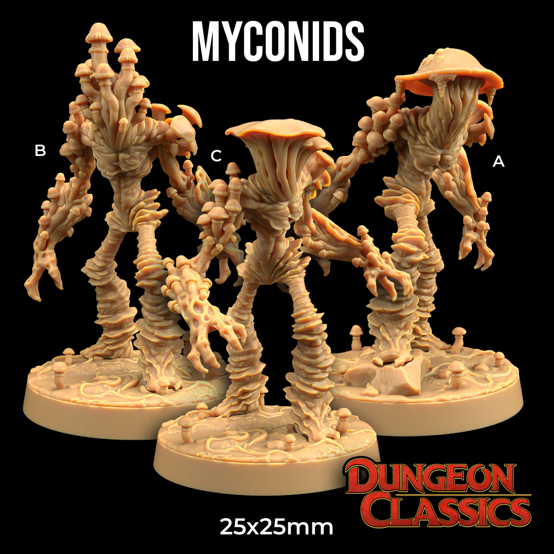 Myconids | PRESUPPORTED | Dungeon Classics